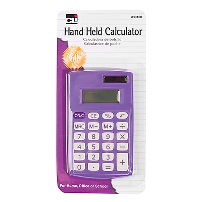 1/Card, 39200 8 Digit Desktop Charles Leonard Calculator ...
